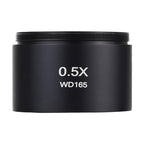 Stereo Microscopes Auxiliary Objective Lens Barlow Lens Magnifier 0.5X WD165
