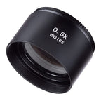 Stereo Microscopes Auxiliary Objective Lens Barlow Lens Magnifier 0.5X WD165