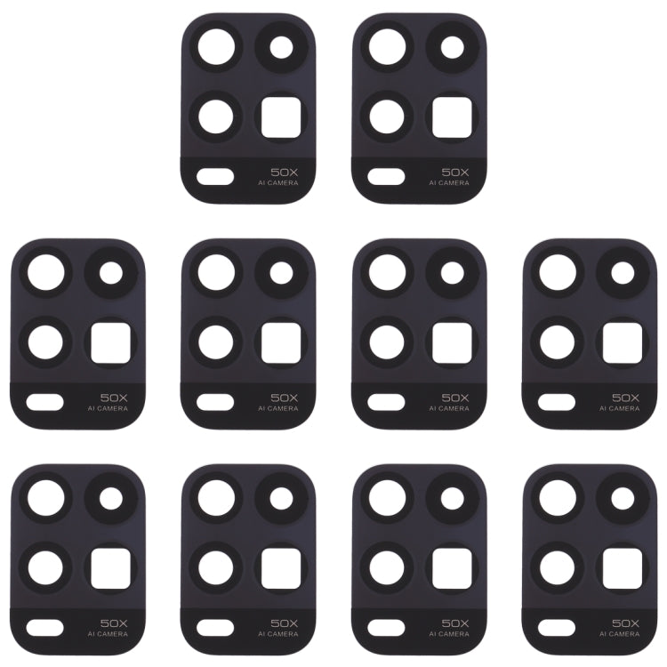 10 PCS Back Camera Lens for Xiaomi Mi 10 Youth 5G