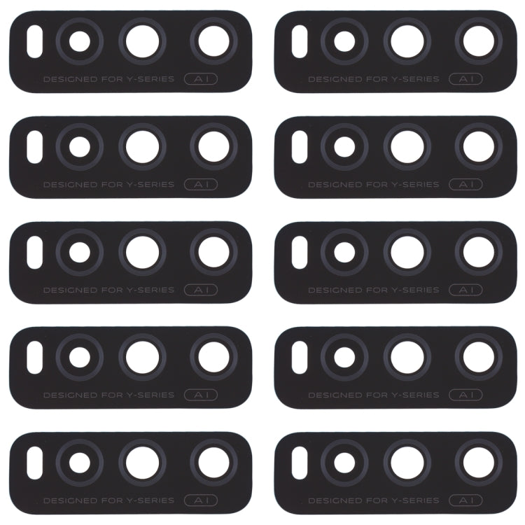 10pcs Back Camera Lens, For Vivo Y70s
