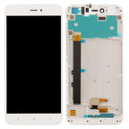 LCD Screen and Digitizer Full Assembly with Frame for Xiaomi Redmi Note 5A, For Xiaomi Redmi Note 5A — White