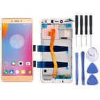 LCD Screen and Digitizer Full Assembly with Frame for 5.5 inch Lenovo K6 Note K53a48