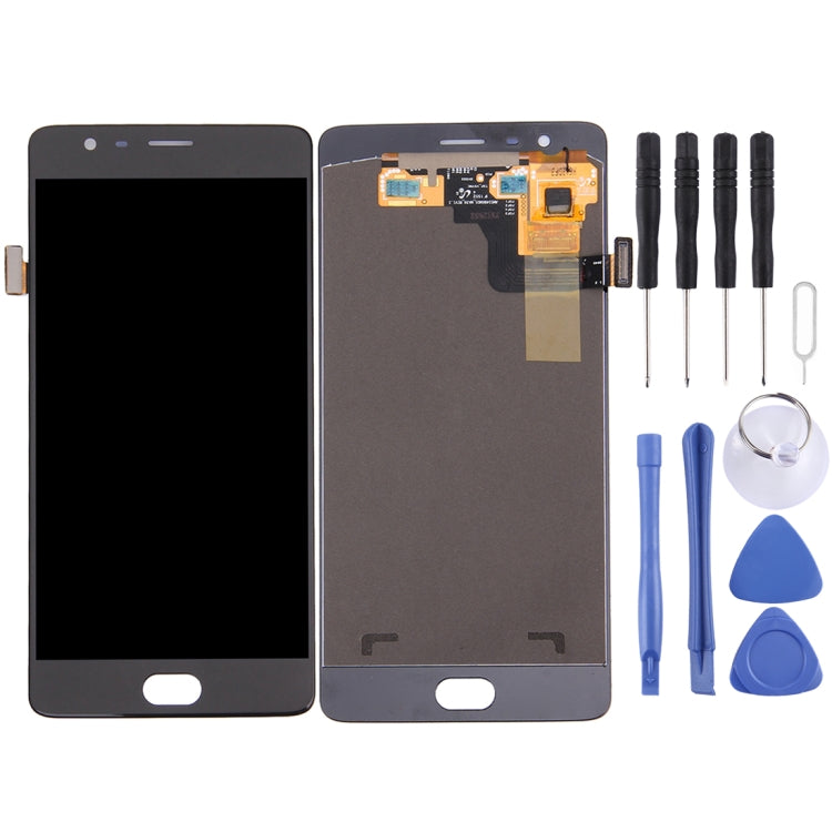 (A3000 Version) with Digitizer Full Assembly OEM LCD Screen, For OnePlus 3, For 3 A3000