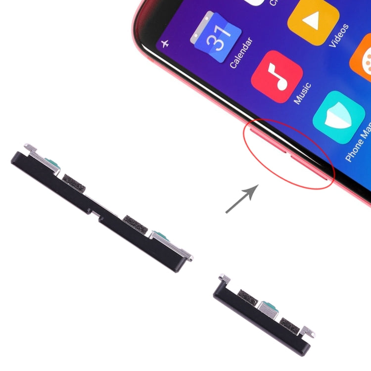 Side Keys, For OPPO R11s — view 7