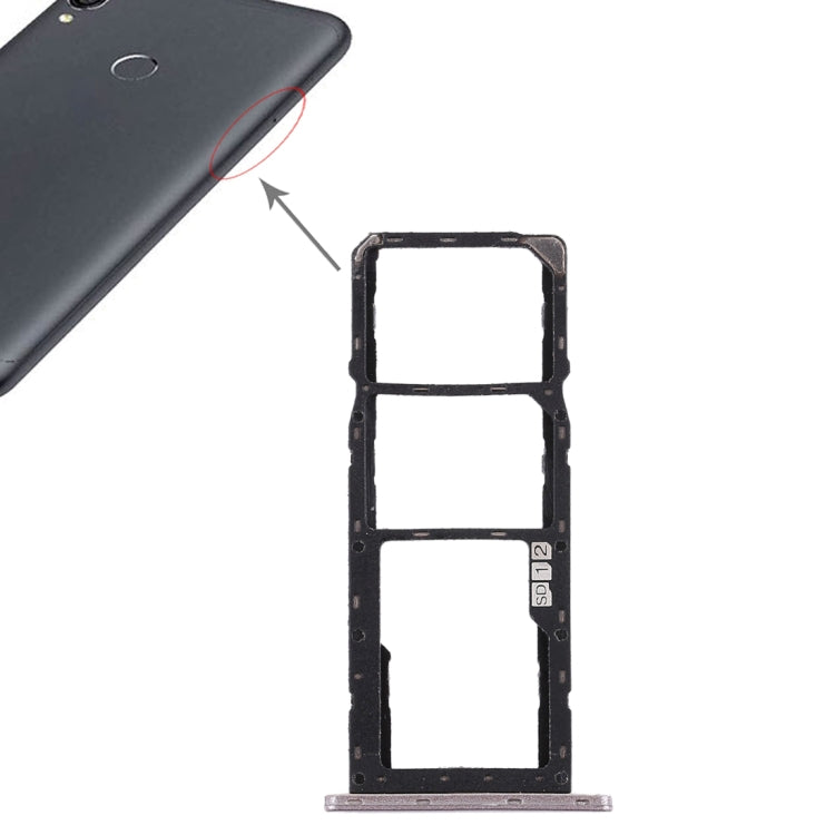 SIM Card Tray + SIM Card Tray + Micro SD Card Tray for Asus Zenfone Max Pro (M1) ZB601KL ZB602KL, For Asus ZB601KL ZB602KL