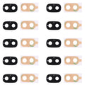 For Galaxy J7 Pro 10pcs Back Camera Lens Cover with Sticker