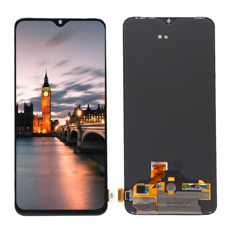Original AMOLED Material LCD Screen and Digitizer Full Assembly, For OnePlus 7