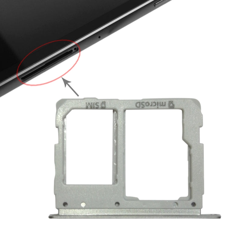 (3G Version) SIM Card Tray + Micro SD Card Tray, For Galaxy Tab S3 9.7 / T825