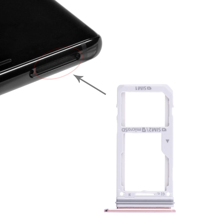 2 SIM Card Tray / Micro SD Card Tray, For Galaxy Note 8