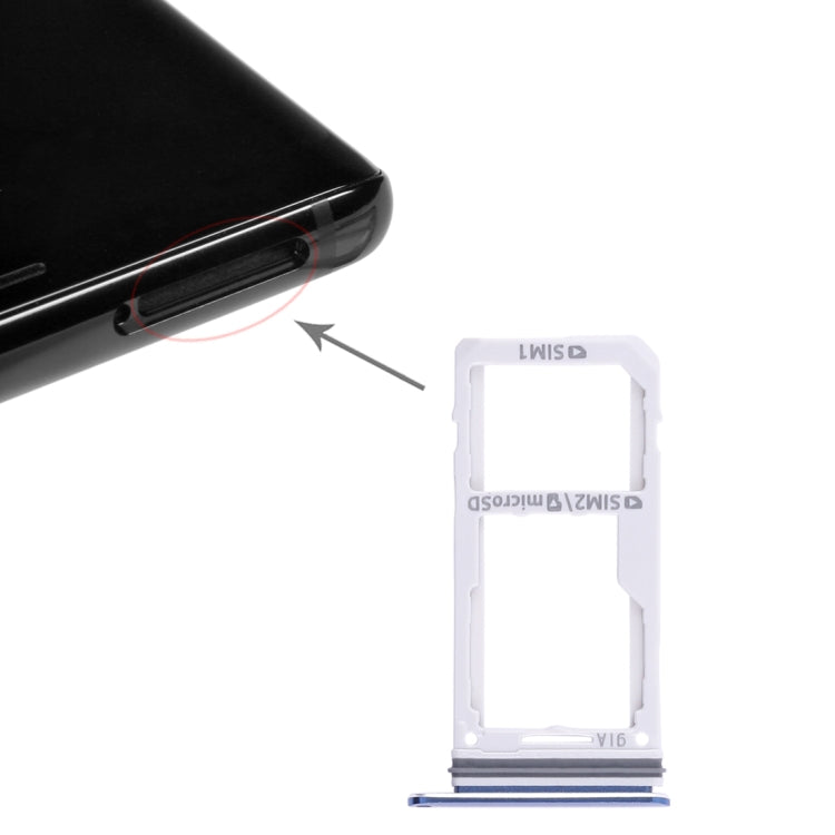 2 SIM Card Tray / Micro SD Card Tray, For Galaxy Note 8