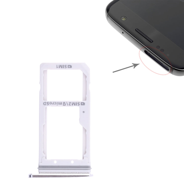 2 SIM Card Tray / Micro SD Card Tray, For Galaxy S7 — view 8