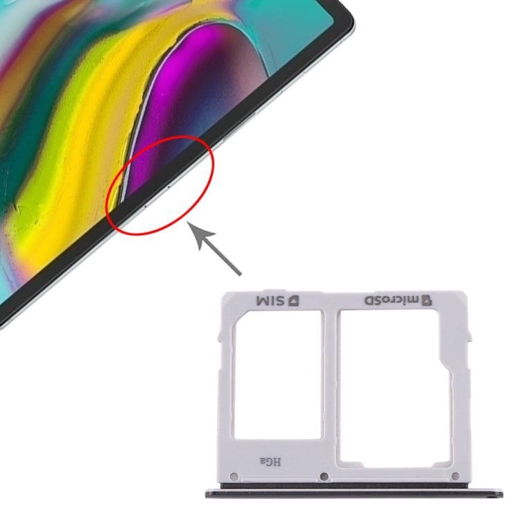 SM-T725 SIM Card Tray + Micro SD Card Tray, For Samsung Galaxy Tab S5e