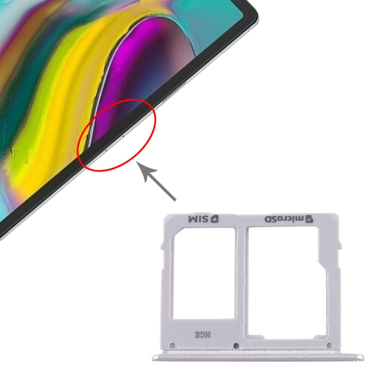 SM-T725 SIM Card Tray + Micro SD Card Tray, For Samsung Galaxy Tab S5e — view 5