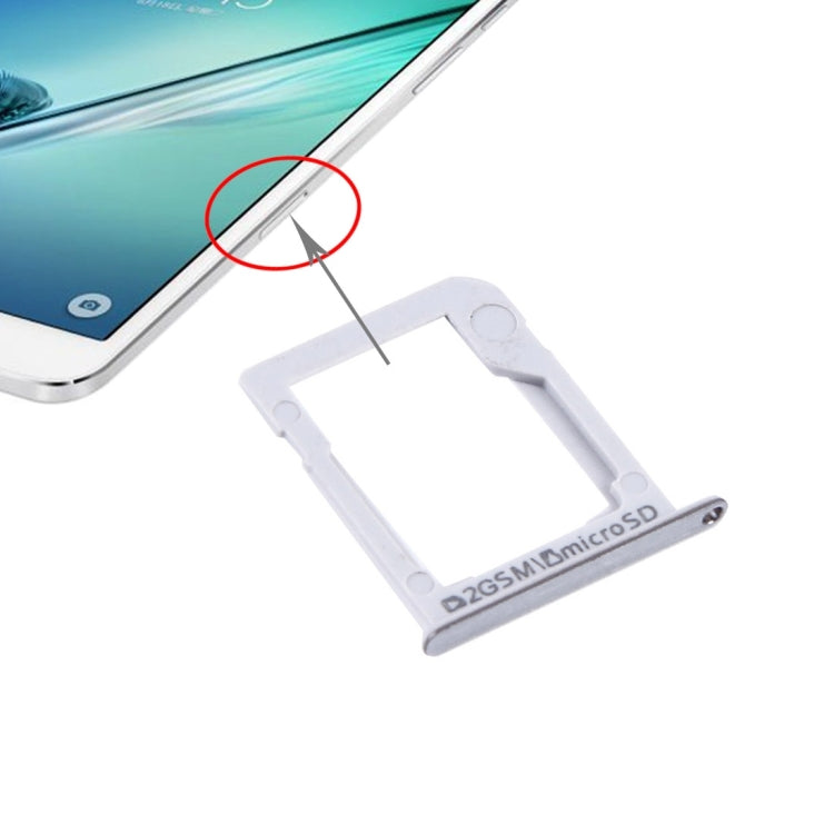 T715 SIM Card Tray and Micro SD Card Tray, For Galaxy Tab S2 8.0