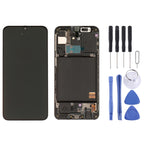 LCD Screen and Digitizer Full Assembly with Frame for Galaxy A40 SM-A405F — For Samsung Galaxy A40 (Frame)