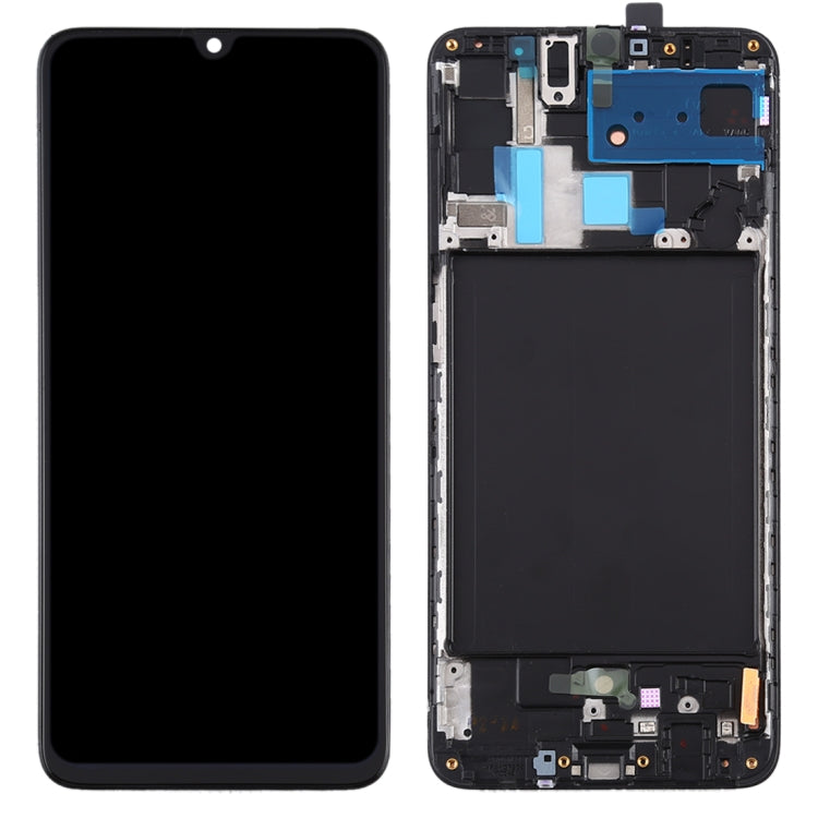 Original Super AMOLED Material LCD Screen and Digitizer Full Assembly with Frame for Galaxy A70 — view 3