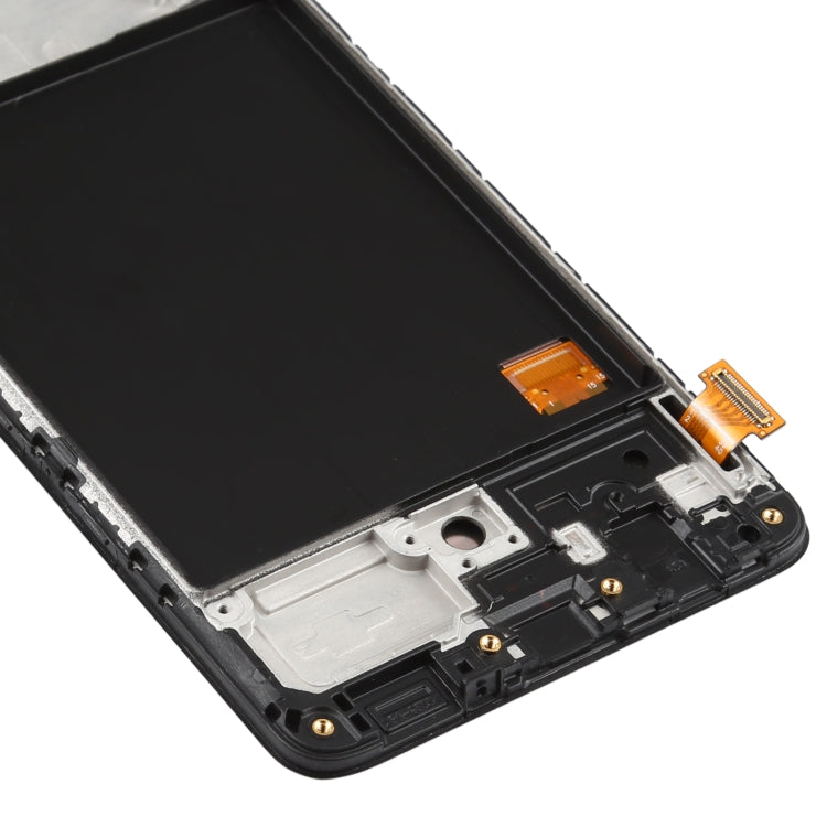 Original Super AMOLED Material LCD Screen and Digitizer Full Assembly with Frame for Galaxy A51 4G