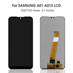 Original PLS TFT Material LCD Screen and Digitizer Full Assembly (Flex Cable Narrow) for Galaxy A01