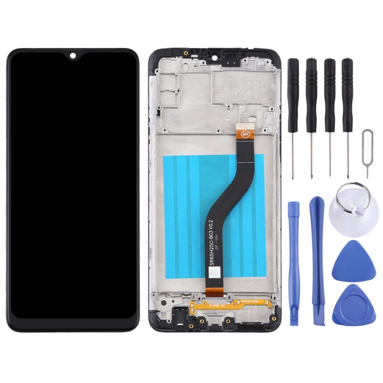 LCD Screen and Digitizer Full Assembly With Frame for Samsung Galaxy A20s