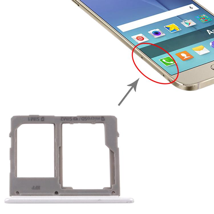For Samsung Galaxy A8 Star / A9 Star SM-G8850 SIM Card Tray + SIM Card Tray / Micro SD Card Tray — view 5