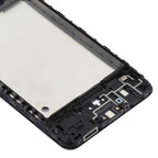 Front Housing LCD Frame Bezel Plate, For Samsung Galaxy A12