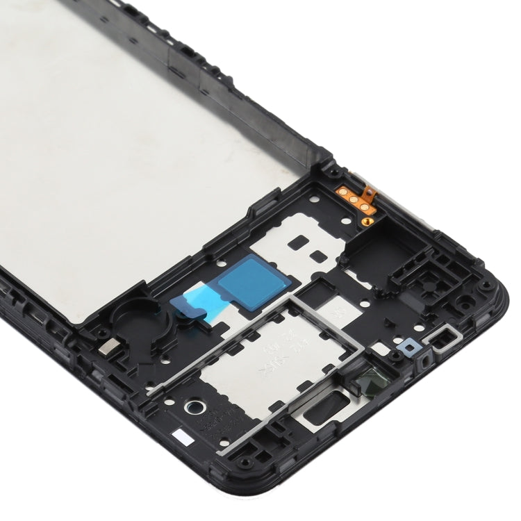 Front Housing LCD Frame Bezel Plate, For Samsung Galaxy A12