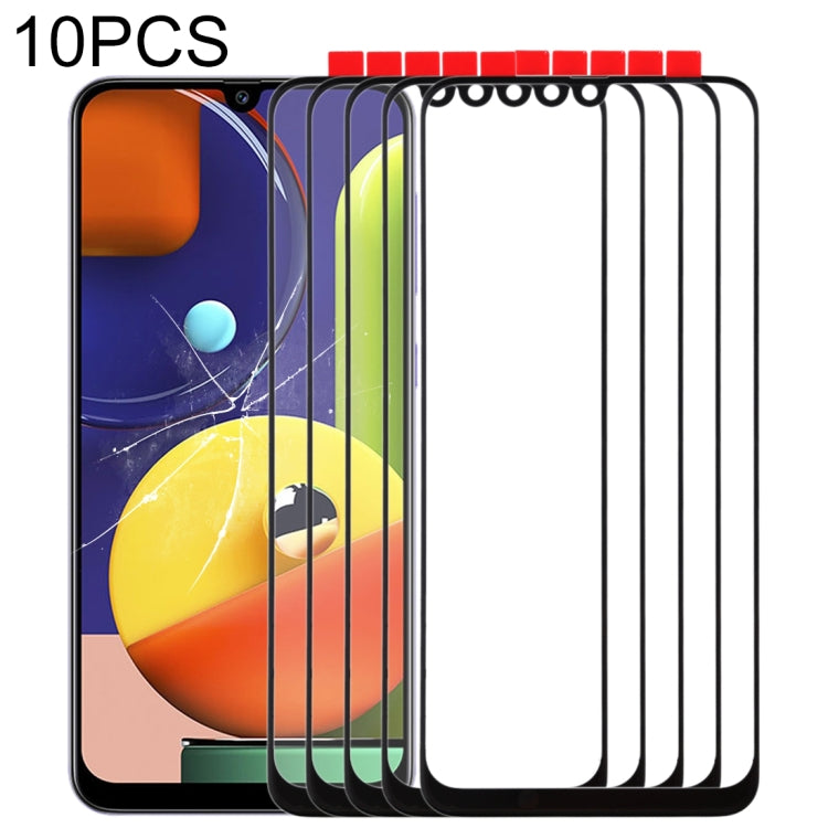10pcs Front Screen Outer Glass Lens, For Samsung Galaxy A50s