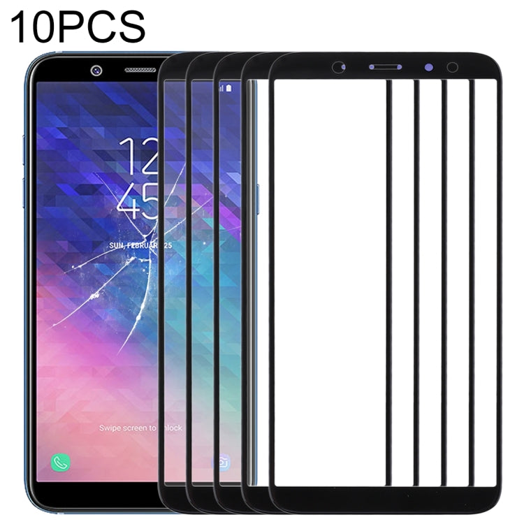 10pcs Front Screen Outer Glass Lens, For Samsung Galaxy A6 (2018)