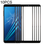 10pcs Front Screen Outer Glass Lens, For Samsung Galaxy A8 (2018)