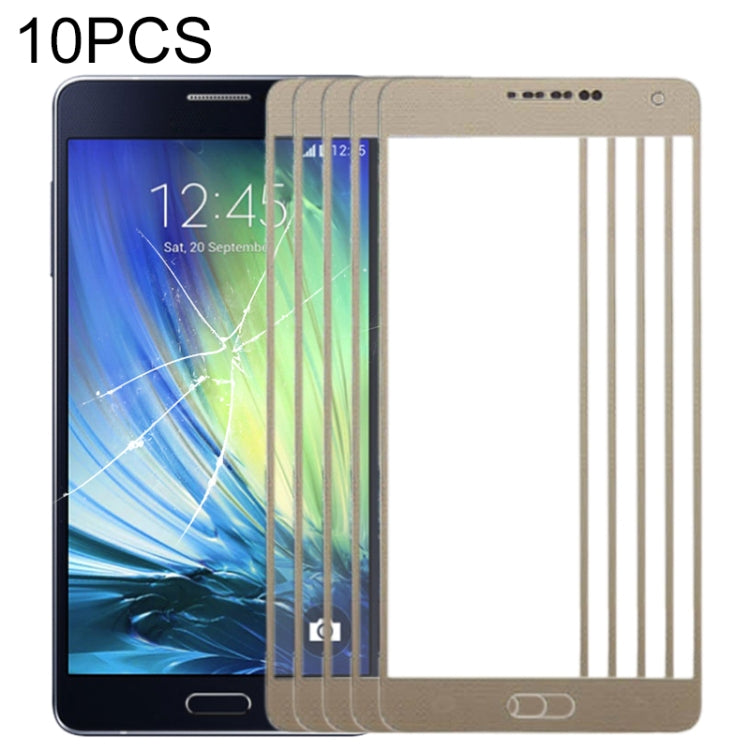10pcs Front Screen Outer Glass Lens, For Samsung Galaxy A7 (2015)