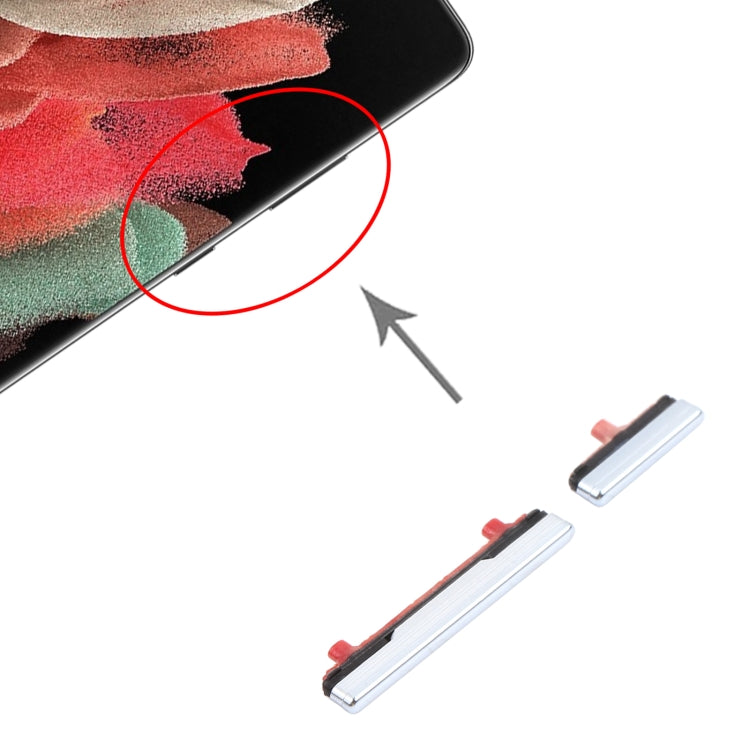 Power Button and Volume Control Button, For Samsung Galaxy S21 Ultra 5G