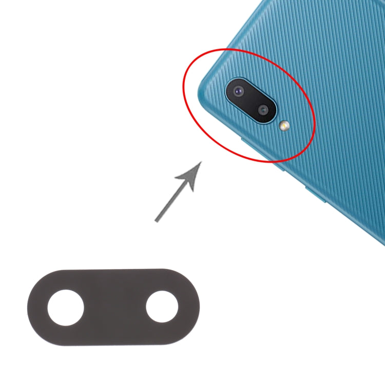 SM-A022 10pcs Back Camera Lens, For Samsung Galaxy A02