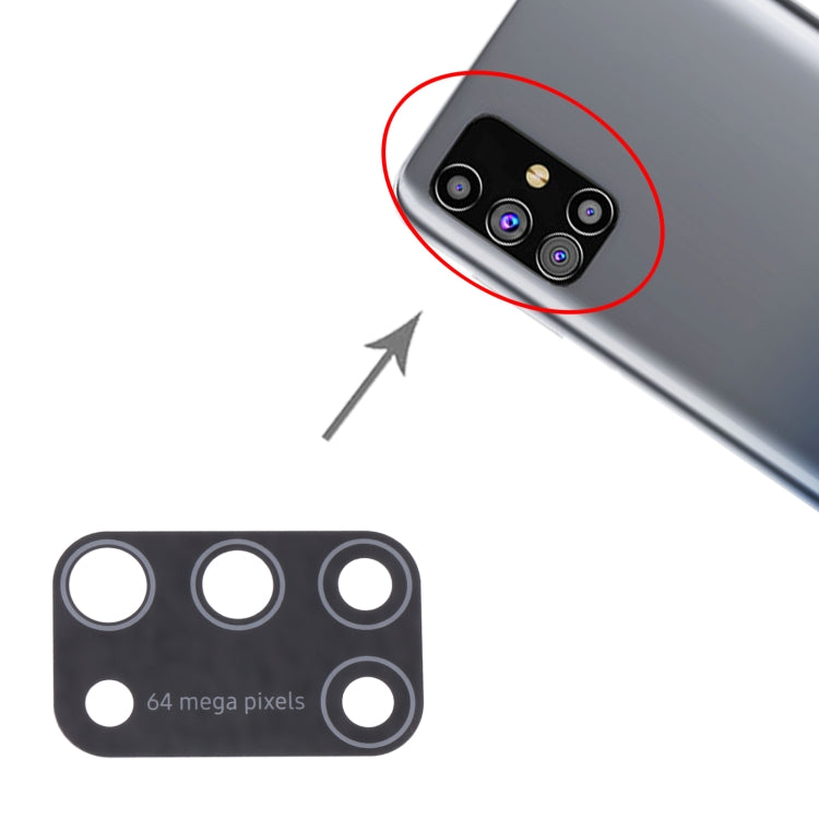 SM-M317 10pcs Back Camera Lens, For Samsung Galaxy M31s