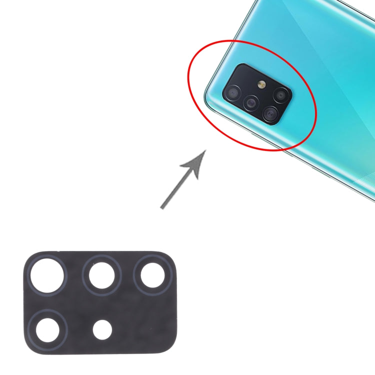 SM-A515 10pcs Back Camera Lens, For Samsung Galaxy A51