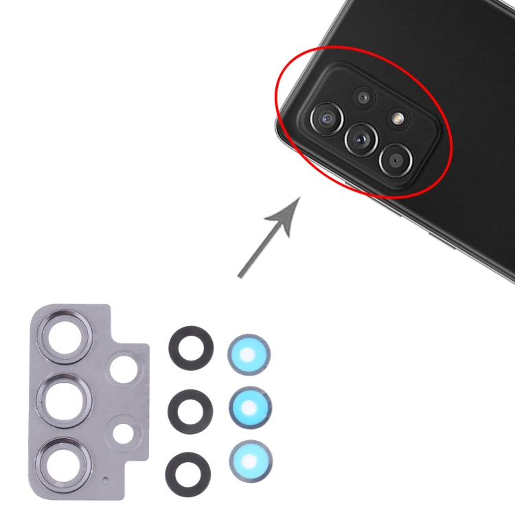 SM-A525 10pcs Camera Lens Cover, For Samsung Galaxy A52