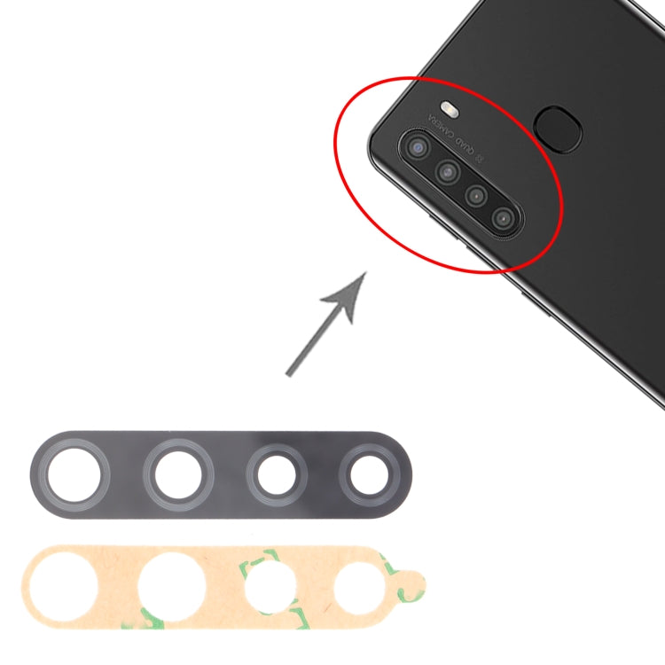 SM-A215 10pcs Back Camera Lens, For Samsung Galaxy A21