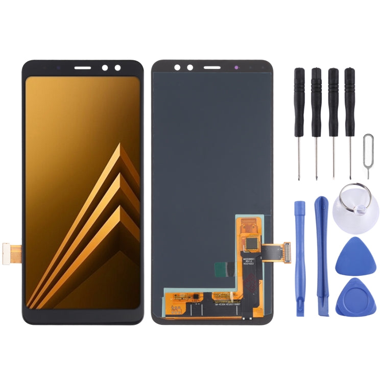 OLED Material LCD Screen and Digitizer Full Assembly for Samsung Galaxy A8 (2018) / A5 (2018) SM-A530