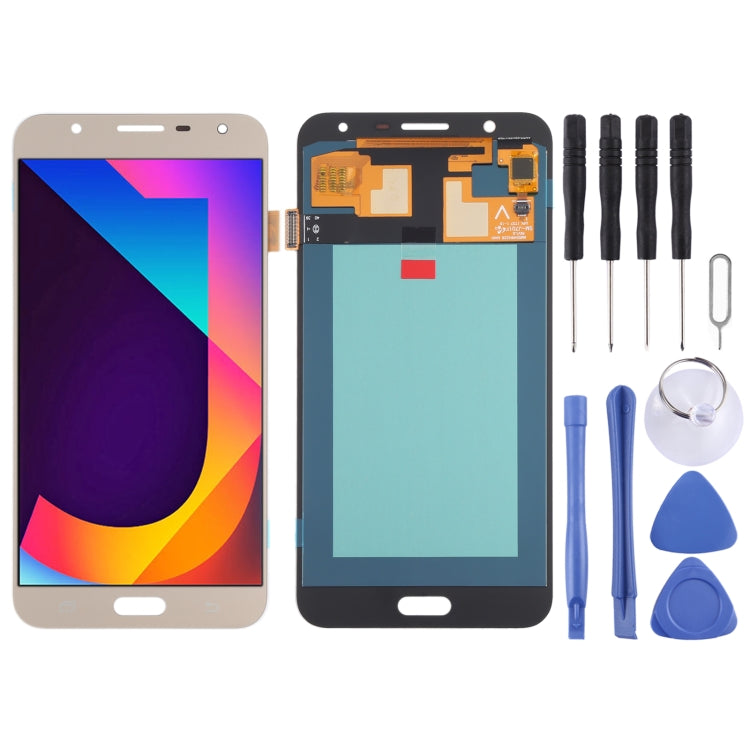 OLED Material LCD Screen and Digitizer Full Assembly for Samsung Galaxy J7 Nxt SM-J701 — Gold