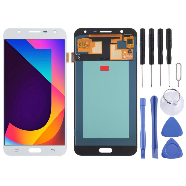 OLED Material LCD Screen and Digitizer Full Assembly for Samsung Galaxy J7 Nxt SM-J701 — White