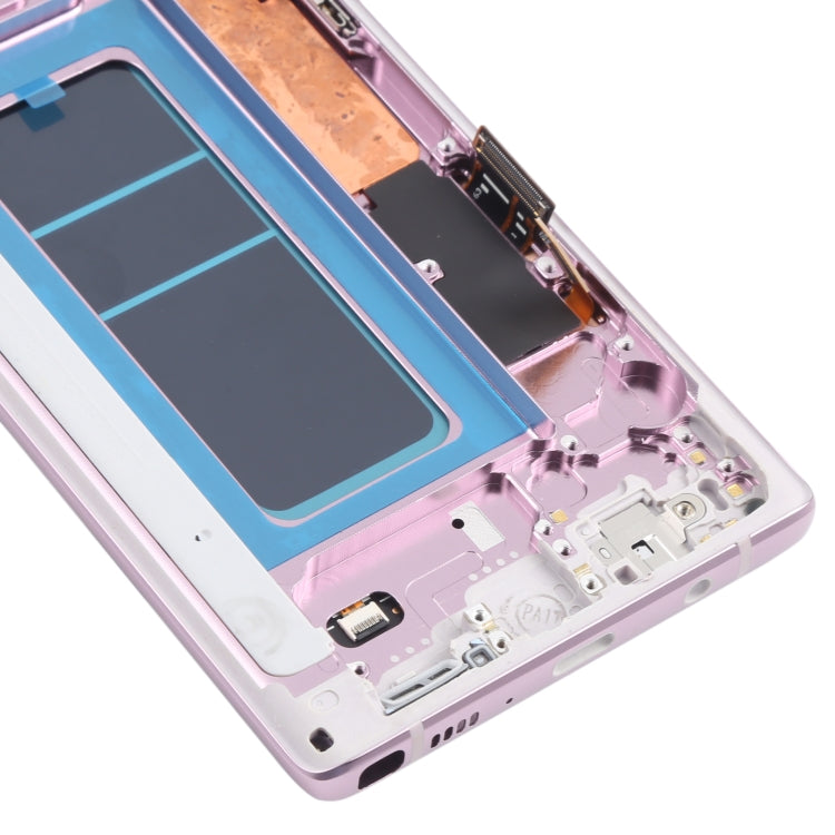 OLED Material LCD Screen and Digitizer Full Assembly with Frame for Samsung Galaxy Note9 SM-N960