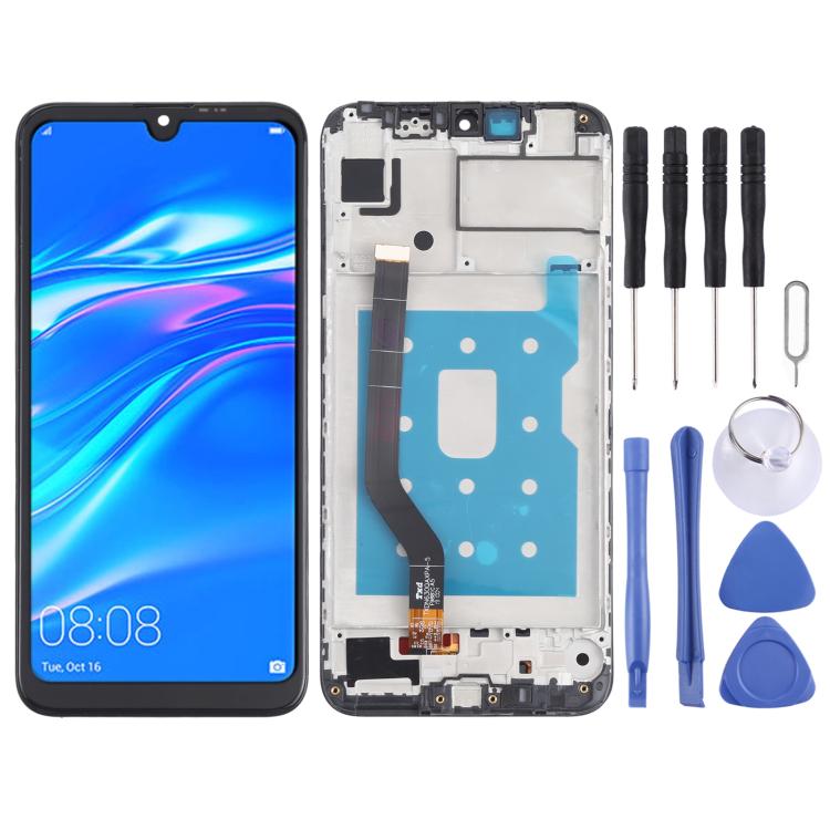 LCD Screen and Digitizer Full Assembly with Frame for Huawei Y7 (2019)(Low Version)