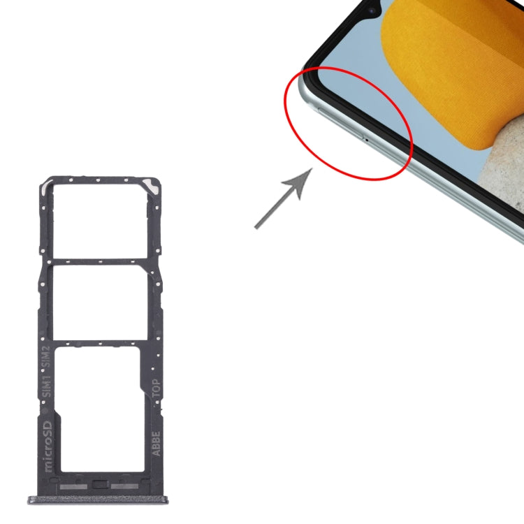 SM-M236B Original SIM Card Tray + SIM Card Tray + Micro SD Card Tray