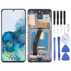OLED Material LCD Screen for Samsung Galaxy S20 SM-G980 Digitizer Full Assembly With Frame