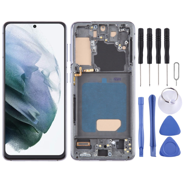 SM-G991 TFT LCD Screen Digitizer Full Assembly with Frame, For Samsung Galaxy S21 5G — view 8