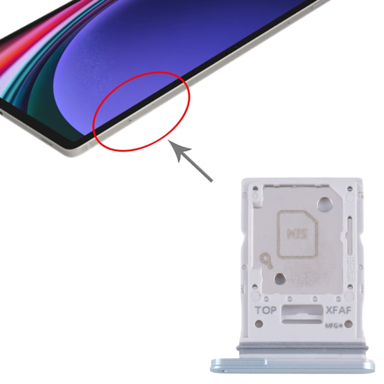 SIM + Micro SD Card Tray for Samsung Galaxy Tab S9 SM-X716