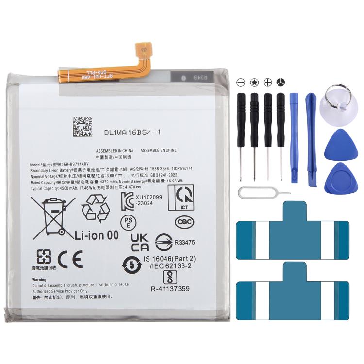 EB-BS711ABY 4370mAh Li-Polymer Battery Replacement, For Samsung Galaxy S23 FE