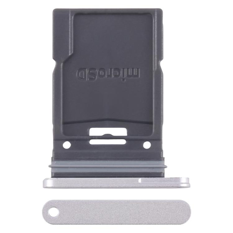 For Samsung Galxy Tab S10+/S10 Ultra SM-X820/X920 Micro SD Card Tray — Silver