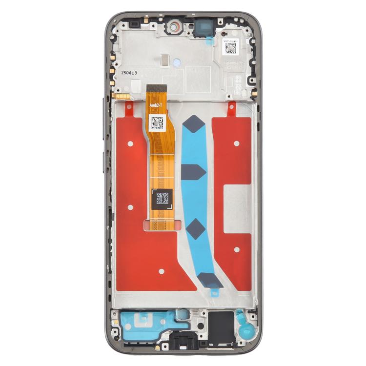 For Honor X70i Original LCD Screen Digitizer Full Assembly with Frame, For Honor X70i(Original) — Black