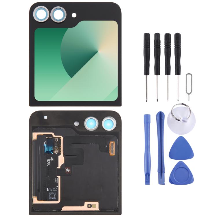For Samsung Galaxy Z Flip6 SM-F741B Original LCD Secondary Screen Digitizer Full Assembly with Camera Lens Cover — view 6