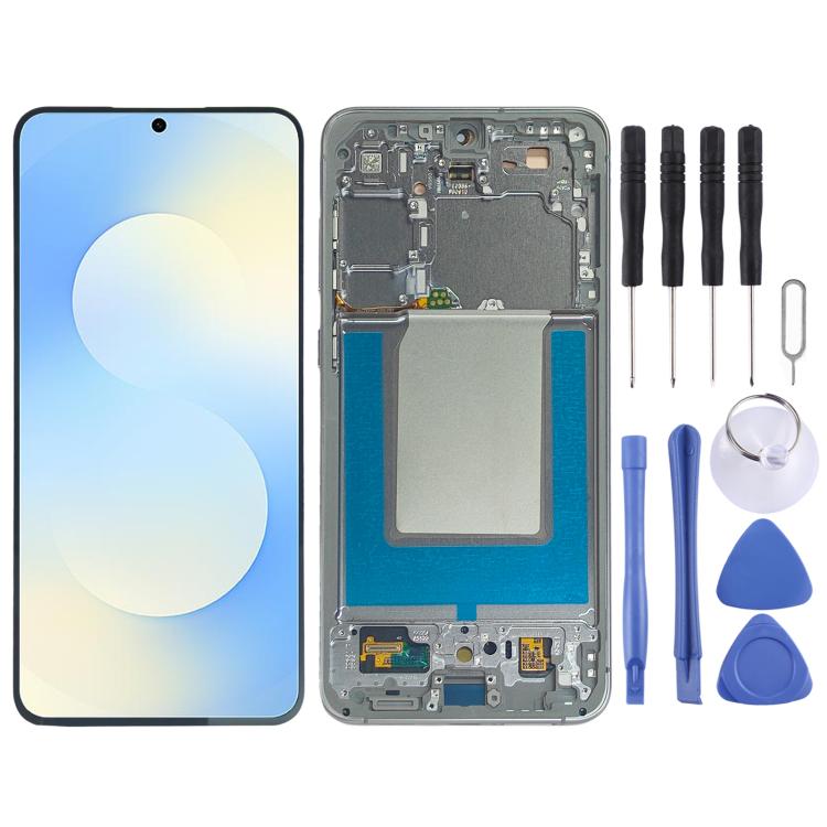 For Galaxy S25 FE SM-S731B Original LCD Screen Digitizer Full Assembly with Frame